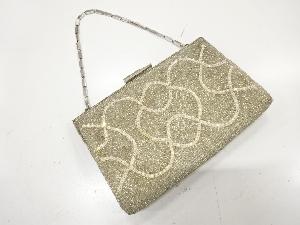 アンティーク　ビーズ　ハンドバッグ